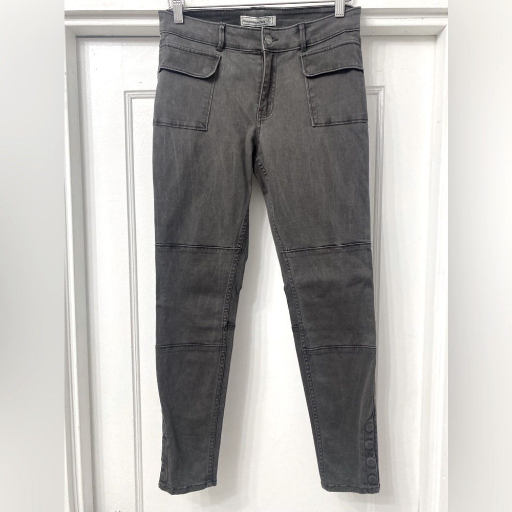 NWT Abercrombie & Fitch gray pants, skinny, size 27